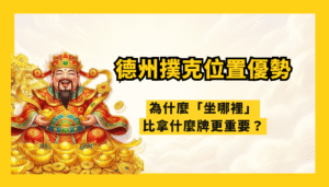 德州撲克位置優勢完整解析：為什麼「坐哪裡」比拿什麼牌更重要？