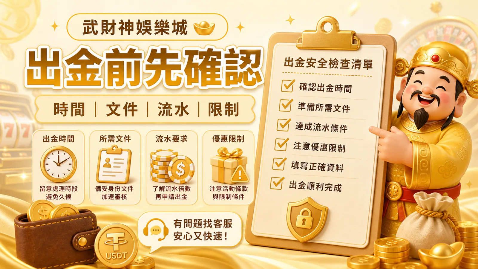 出金前先確認時間文件流水限制的檢查圖